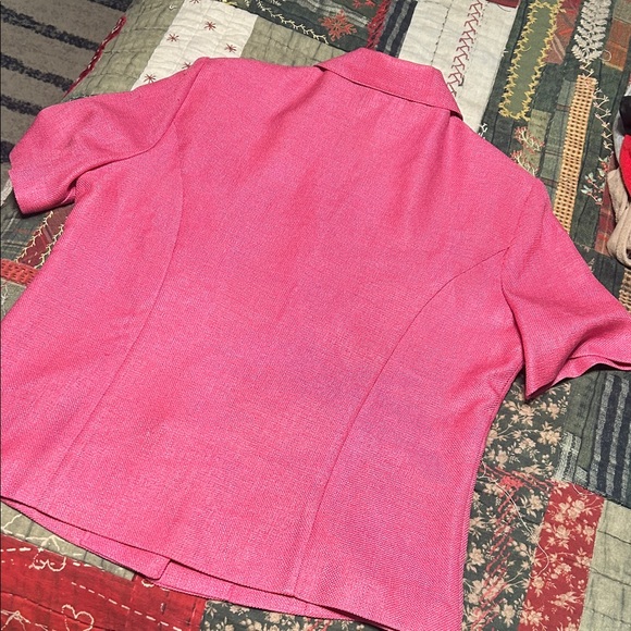 Appleseed's Pink Short-Sleeve Blazer - Picture 5 of 8